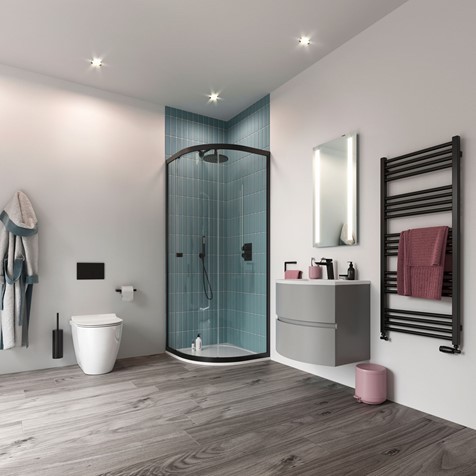 Crosswater Svelte 600 Vanity Unit & Cast Mineral Marble Basin