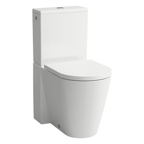 Kartell by Laufen Rimless Close Coupled WC & Soft Close Seat - Image 2