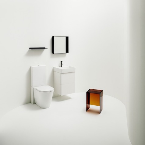 Kartell by Laufen Rimless Close Coupled WC & Soft Close Seat