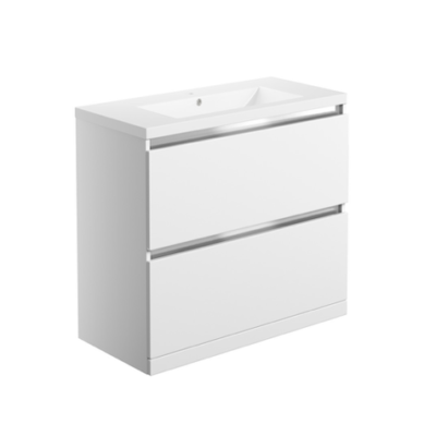 Reno 815mm Two Drawer Vanity Unit & Ceramic Basin