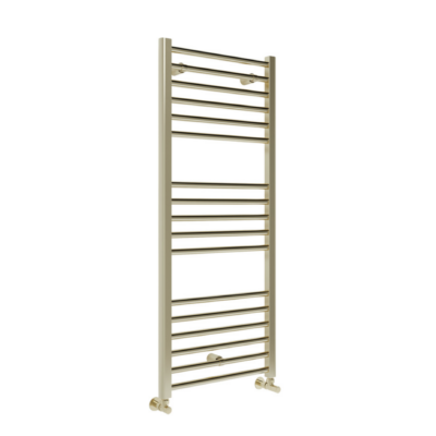 Bathmax Arno Straight Brushed Brass Ladder Radiators