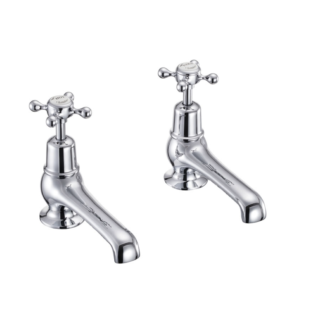 Burlington Claremont Bath Pillar Taps