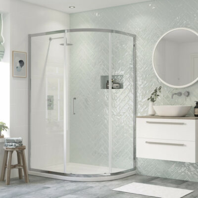 Bathmax Garda Single Door Offset Quadrant Shower Enclosure