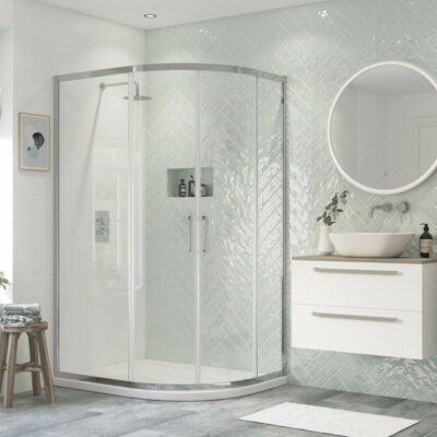 Bathmax Garda Two Door Offset Quadrant Shower Enclosure