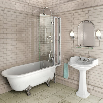 Burlington Hampton 1700 Shower Bath with Standard Feet