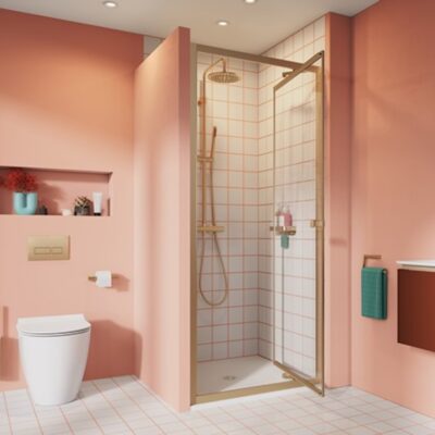 Crosswater Clear 6 Infold Door & Optional Side Panel