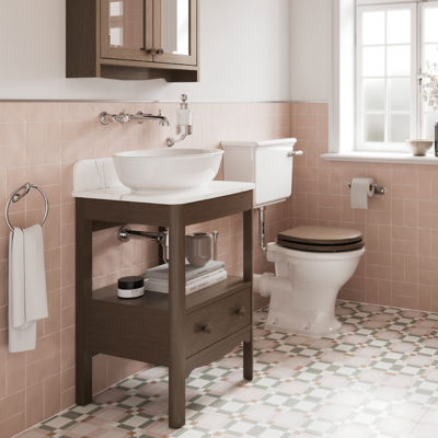 Burlington Guild 620 Furniture Unit with Marble Effect Worktop